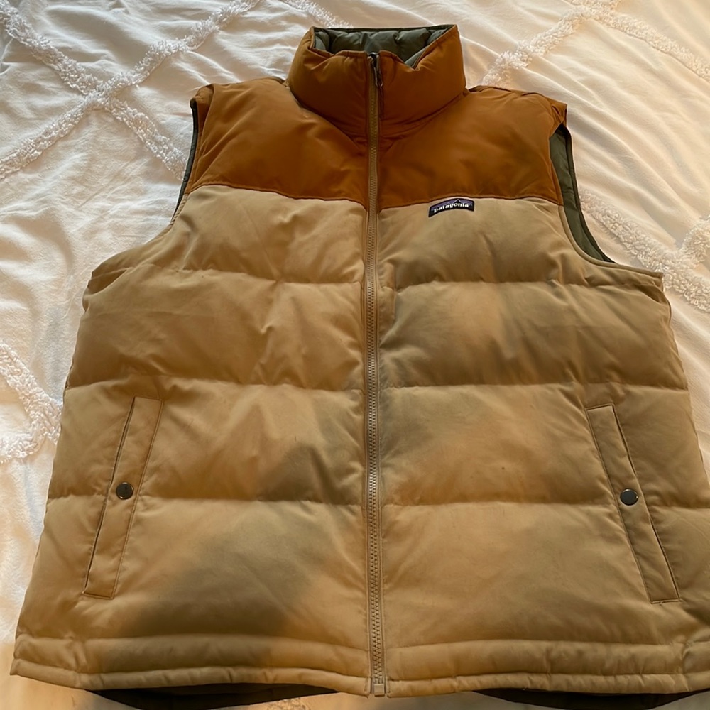 Patagonia reversible down vest